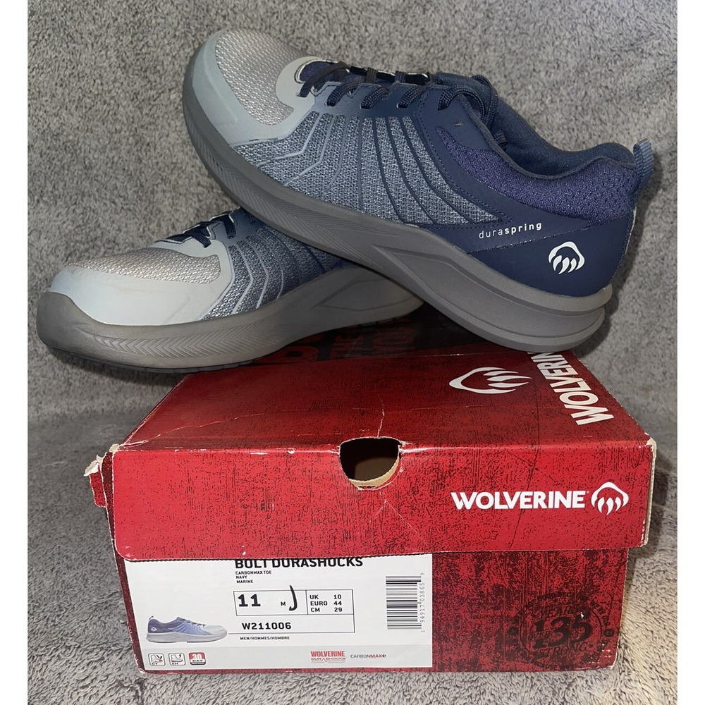 Wolverine Bolt DuraShocks Carbonmax Toe Work Shoe, Men's Size 11 M